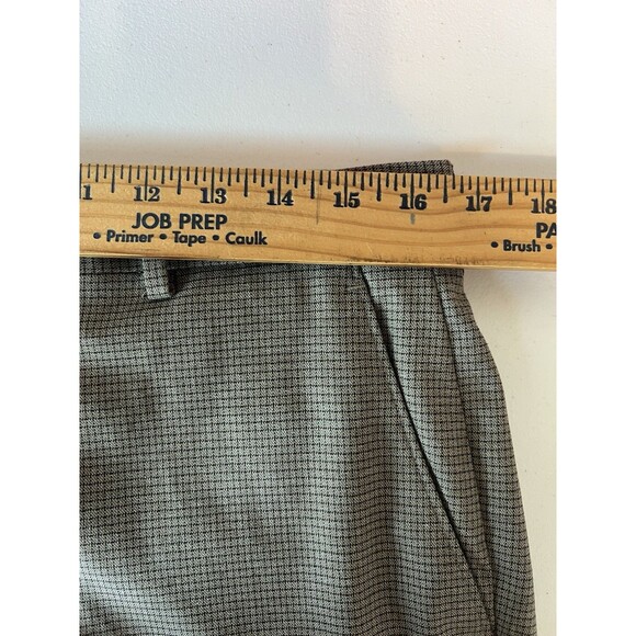 RRL Ralph Lauren Plaid Trousers Pants Men's Size 32x32 Gray Dots Slacks - Picture 7 of 10